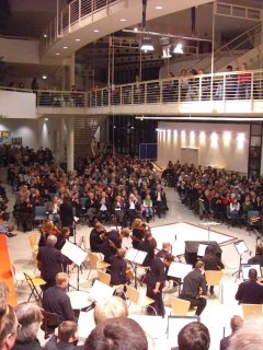 Adventskonzert 2008, von oben, im Bass