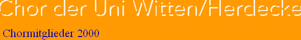 Chormitglieder 2000